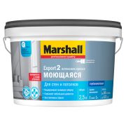 Краска в/э интерьерная глубокомат. MARSHALL EXPORT-2 BС 2.5л
