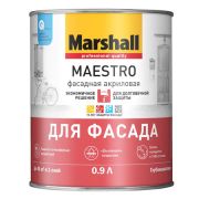 Краска в/э фасадная MARSHALL MAESTRO BC 0,9л