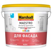 Краска в/э фасадная MARSHALL MAESTRO BW 4,5л