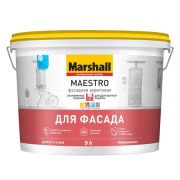 Краска в/э фасадная MARSHALL MAESTRO BW 9л