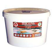 Эмаль акриловая для пола ВД-ДР 03-06. ШОКОЛАДНАЯ. 10,0 КГ. ДОМ РЕМОНТА